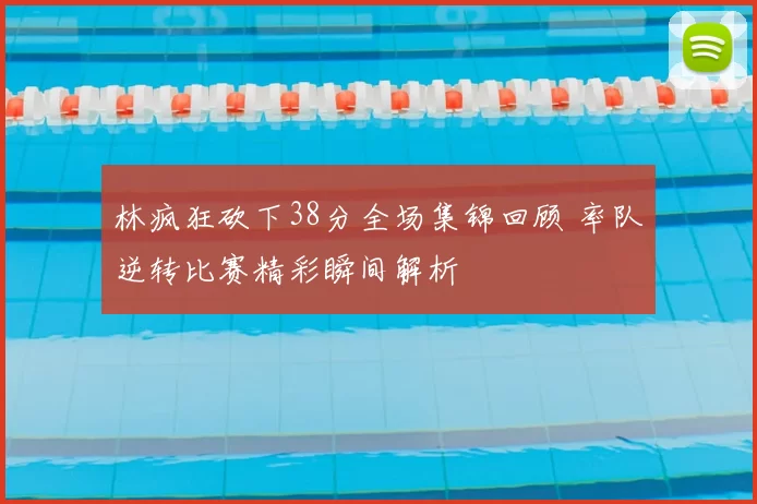 林疯狂砍下38分全场集锦回顾 率队逆转比赛精彩瞬间解析